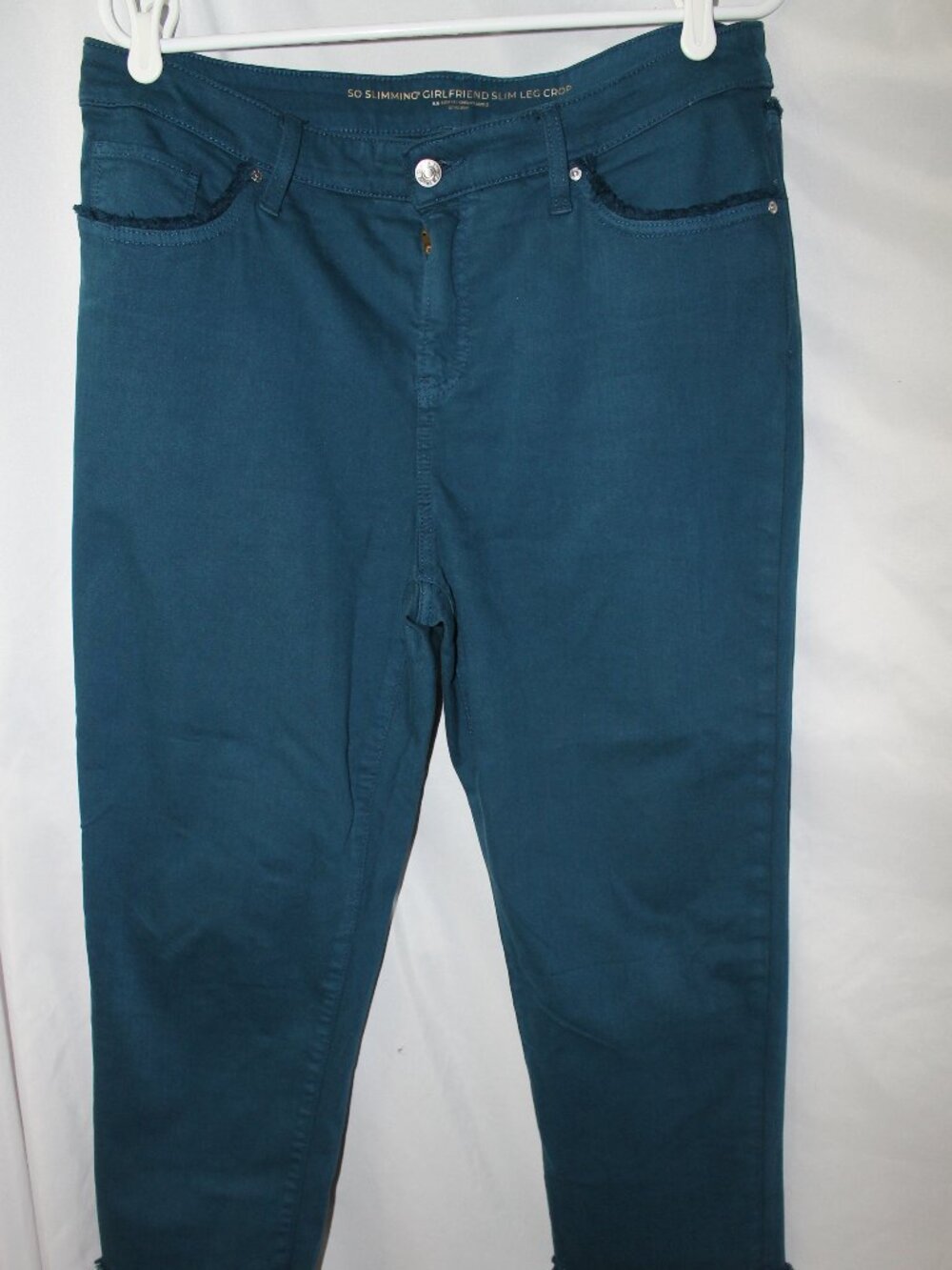 Chico's "So Slimming" girlfriend ankle jeans